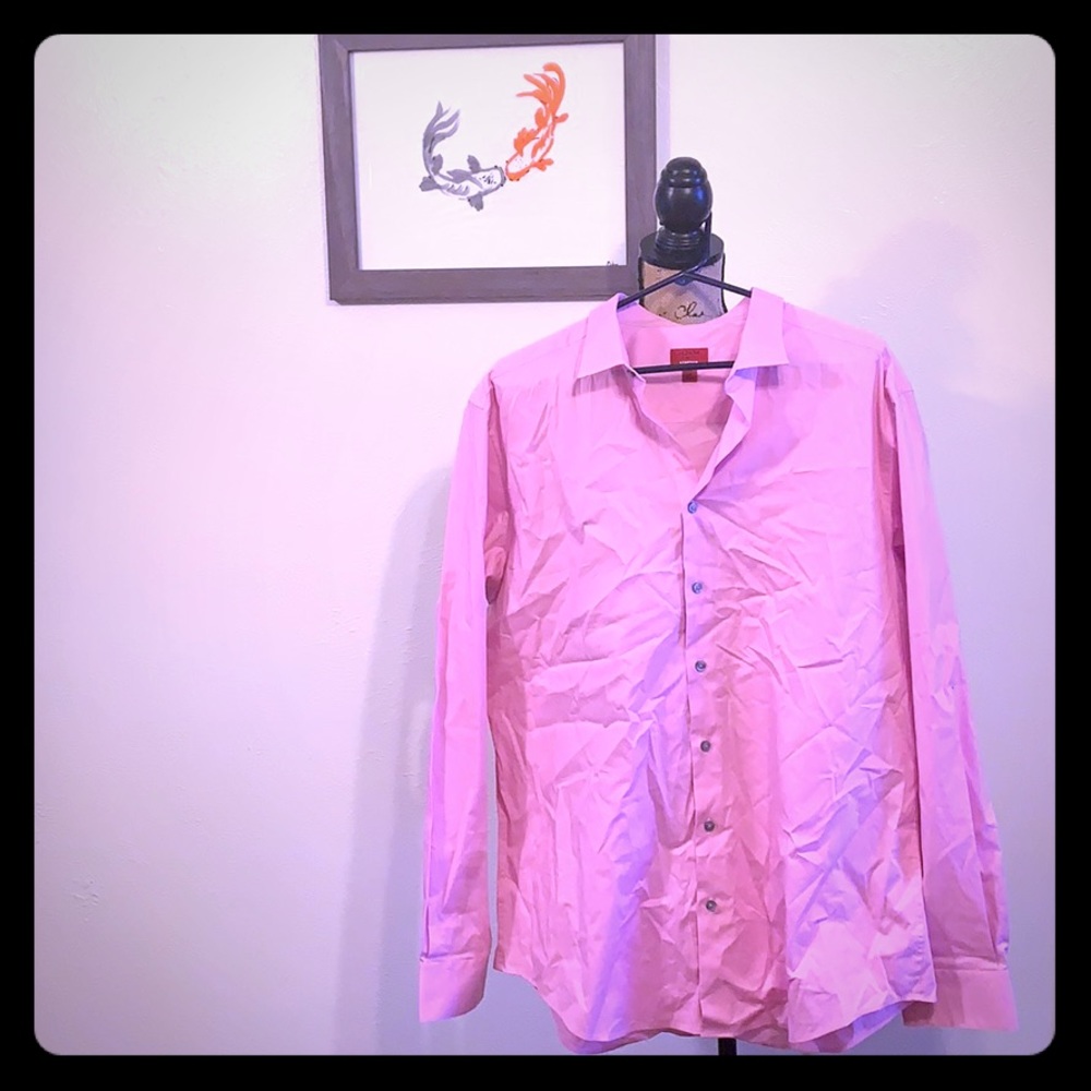 Pink Amalfi Slim Fit Button Down